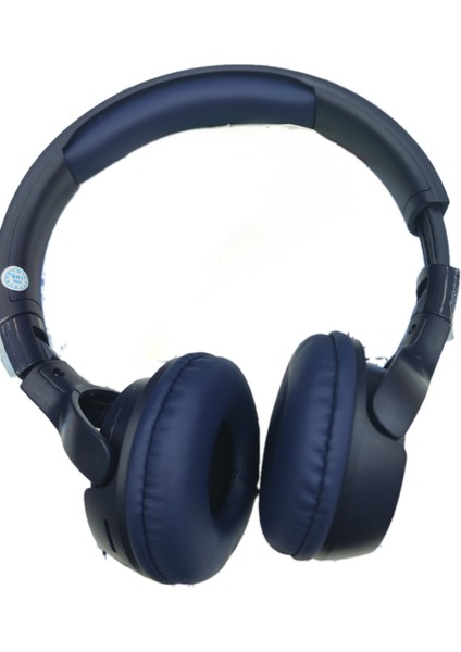 Kulak Üstü Kulaklık SN520 Uyumlu Wireless Kablosuz ve Kablolu (Lacivert)