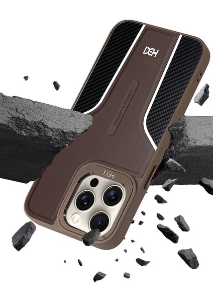 iPhone 11 HBC-264 Lambor Karbon Fiber Sport Kapak - Natural Grey indirimleri