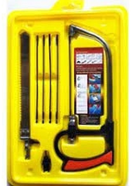 Sarı Pvc Kıl Testere Set (4887)