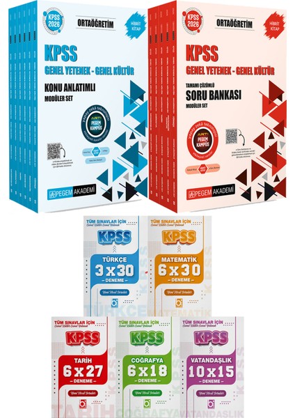 2026 Kpss Ortaöğretim Modüler Konu Soru - 5 Ders 31 Deneme