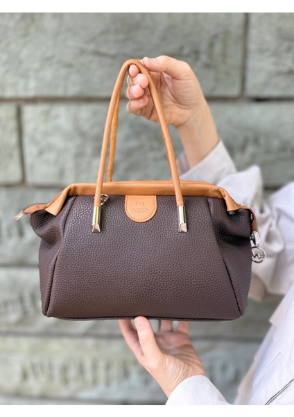 Nçs Kadın Yumuşak Deri Dokulu Şık ve Kullanışlı Kadın El &omuz Çantası (24X17CM)