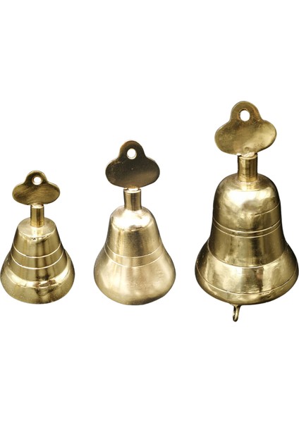 Pirinç Döküm Yemek el Çanı 10CM fiyatları