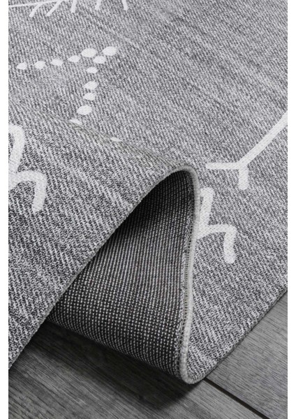 Şık Iskoç Desenli Gri Yolluk, Yıkanabilir Antre ve Koridor Halısı, Dayanıklı ve Estetik modelleri