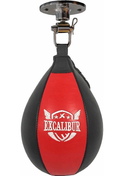 Punching Ball Boks Topu + Fırdöndü Set Kırmızı