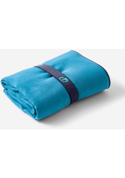 Çift Taraflı Mikrofiber Havlu - M Boy - Mavi / Yeşil 60 x 80 cm modelleri
