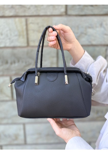 Nçs Kadın Yumuşak Deri Dokulu Şık ve Kullanışlı Kadın El &omuz Çantası (24X17CM)