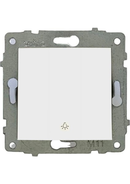 Grano Beyaz Zil Anahtarı Light Çerçeve Hariçtir modelleri