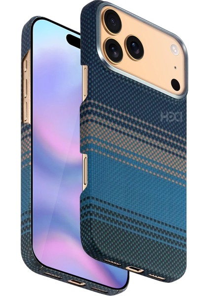 Apple iPhone 17 Pro HBC-350 Ruaha Kevlar Magsafe Kapak - Ay Doğumu