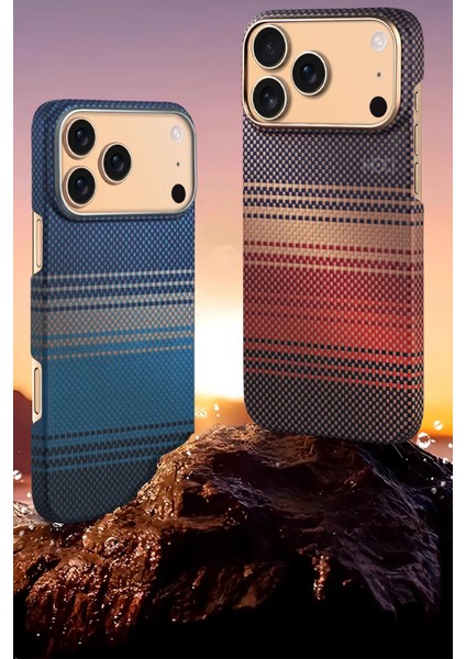 Apple iPhone 17 Pro HBC-350 Ruaha Kevlar Magsafe Kapak - Ay Doğumu fırsatları