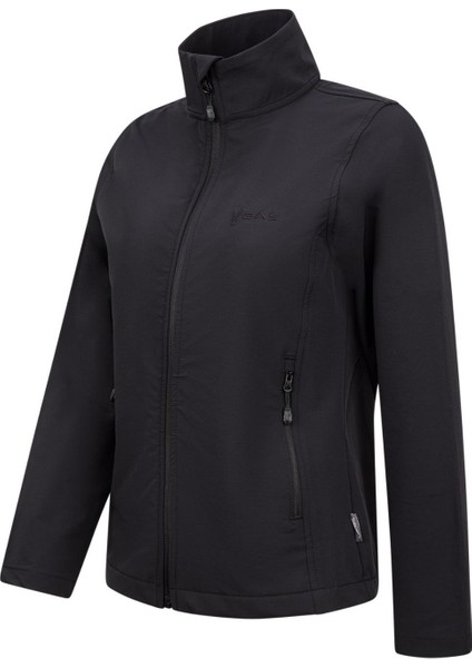 Wanda Merino Yünlü Kadın Ceket Siyah