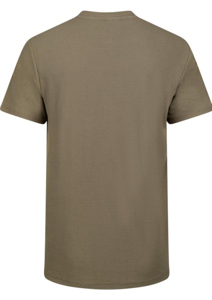 Kalei Sıfır Yaka T-Shirt Toprak