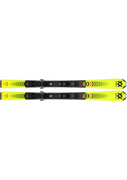 Jr Racetiger Sarı Vmotion Kayak + 4.5 Vmotion Jr Bağlama 90 cm