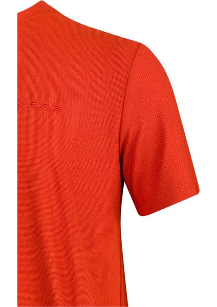 Kalei Sıfır Yaka T-Shirt Turuncu