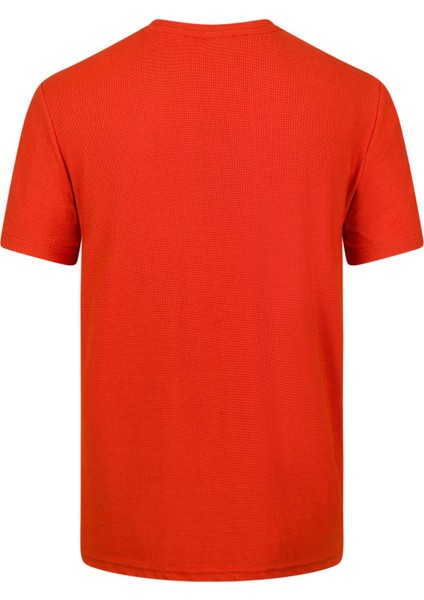 Kalei Sıfır Yaka T-Shirt Turuncu