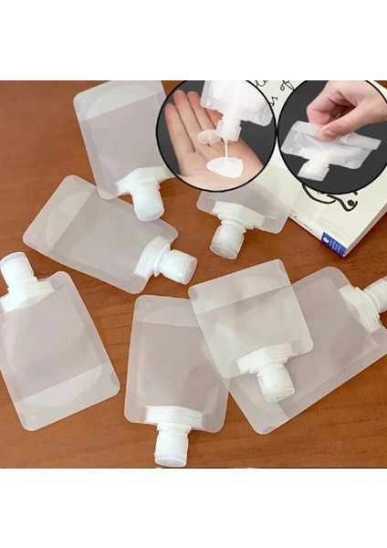 3 Adet 100ML Krem Şampuan Kabı Tekrar Kullanılabilir Set