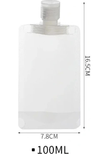 3 Adet 100ML Krem Şampuan Kabı Tekrar Kullanılabilir Set indirimleri