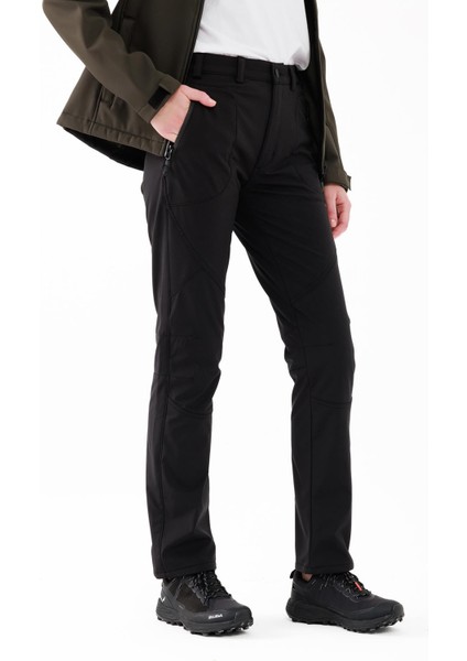 Bosie Ince Softshell Kadın Pantolon Siyah
