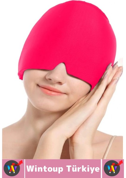 Premium Elastik Kadın Erkek Rahatlatıcı Soğuk Sıcak Kompress Jel Dolu Mıgren Ağrı Uyku Kafa Bandı indirimleri