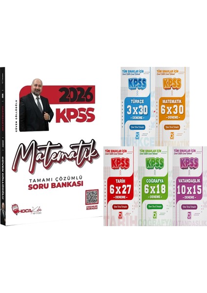 2026 Kpss Matematik Soru Bankası Çözümlü Güven Göllüoğlu + 5 Ders 31 Deneme
