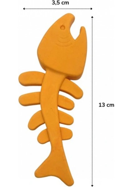 Balık Kemiği Iskelet Şekilli Renkli Plastik Kedi Oyuncağı (4887) fırsatları