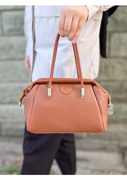 Nçs Kadın Yumuşak Deri Dokulu Şık ve Kullanışlı Kadın El &omuz Çantası (24X17CM)