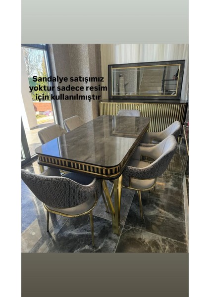 Ultra Lüx Galaxy Yemek Masası