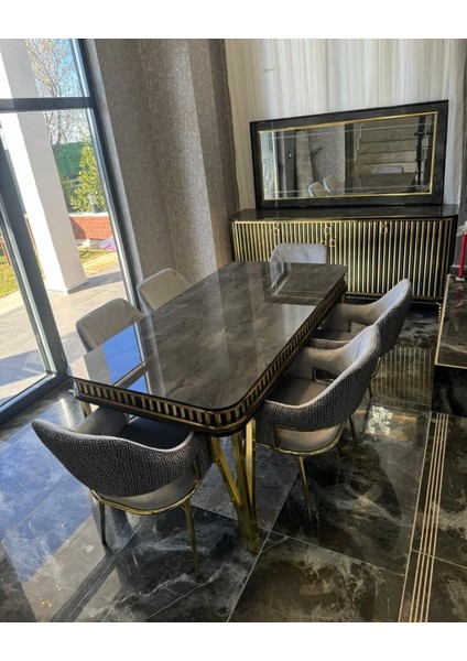 Ultra Lüx Galaxy Yemek Masası modelleri