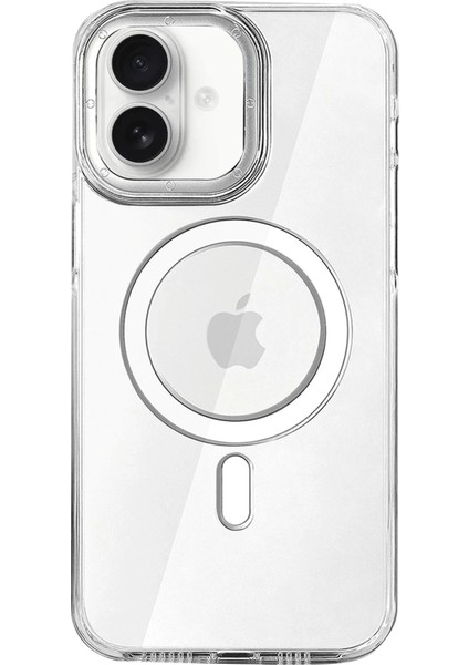 iPhone 16 HBC-274 Pc 2.0 Şeffaf Magsafe Kapak - Şeffaf
