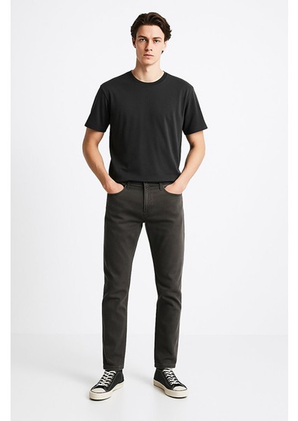 New Smarty Dar Paça Orta Bel Jean Pantolon