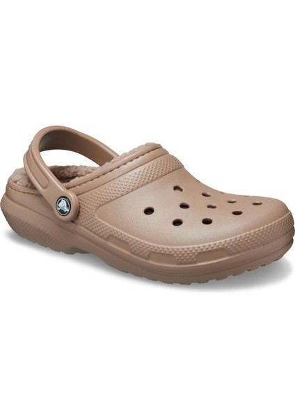 203591M Classic Lined Clog Karamel Unisex Terlik