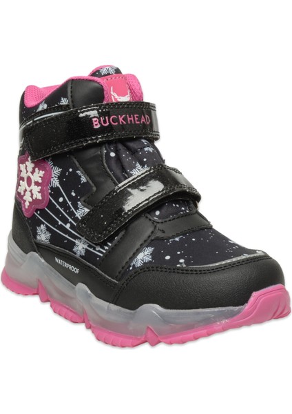 BUCK3034 Snowy Waterproof Siyah Çocuk Bot