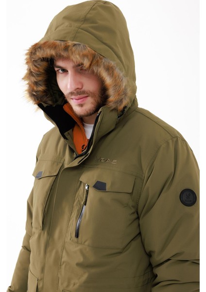 Saalbach Erkek Down Ceket Mont Yeşil