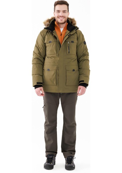 Saalbach Erkek Down Ceket Mont Yeşil