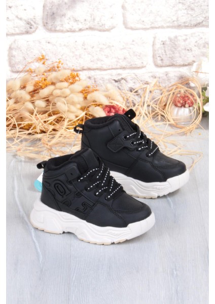 946.F25K.449 Milas Siyah Rahat Hafif Çocuk Bot