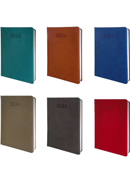 Ilpen 6480 17X24 Termo Deri Ajanda 2025 Füme