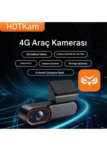 128GB Araç Içi Kamera Uzaktan Araç Kamerasını Izleme 1080P Kamera Gps +1 Yıl 4g Internet fırsatları