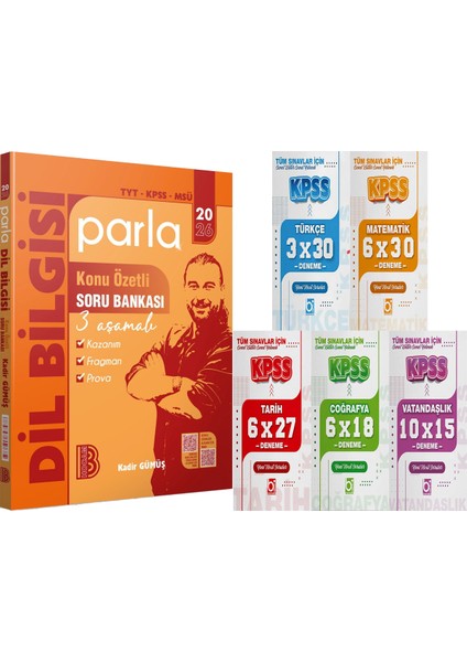 2026 Parla Dilbilgisi Soru Bankası - 5 Ders 31 Deneme