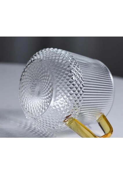 3lü Altın Kulplu Kahve & Çay Bardağı 350 ml