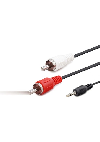 3.5 mm To 2rca Kablo 2lıne 1.5m Siyah HDX1042