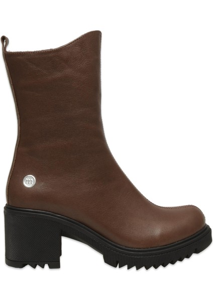 D25KB-1700 Günlük Topuklu Kahverengi Kadın Bot fiyatları