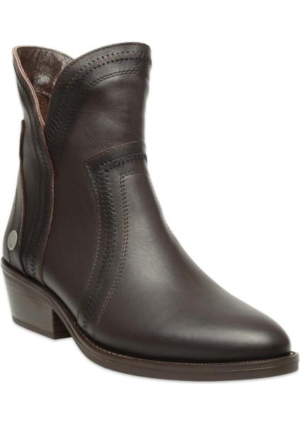 D25KB-8080 Günlük Topuklu Kahverengi Kadın Bot