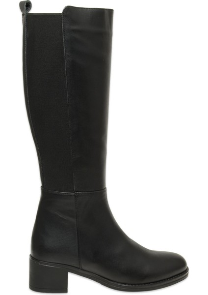 D25KC-2300 Kalin Topuklu Günlük Siyah Kadın Çizme fiyatları