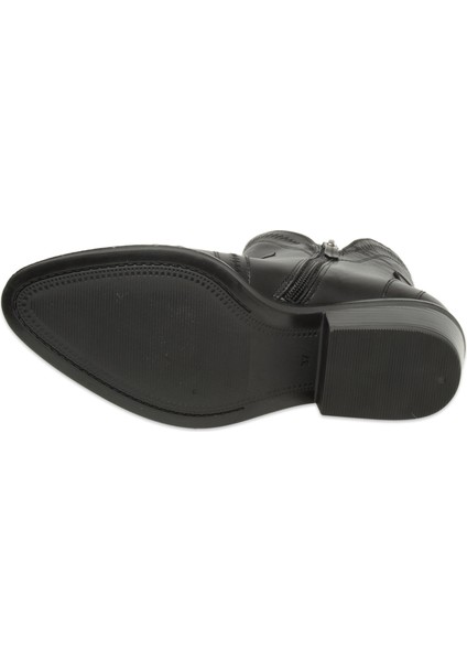 D25KB-8080 Günlük Topuklu Siyah Kadın Bot indirimleri