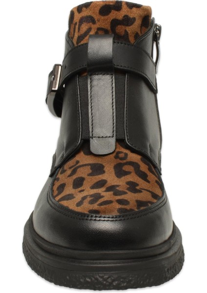 D25KB-1575 Günlük Siyah-Kahverengi Kadın Bot modelleri