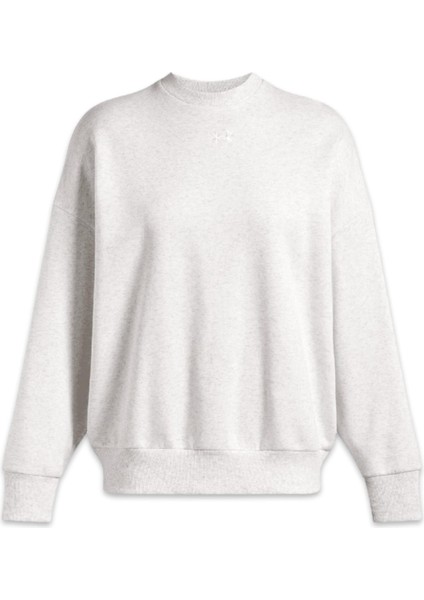 1386463 Ua Rival Fleece Os Crew Açık Gri Kadın Sweatshirt fırsatları