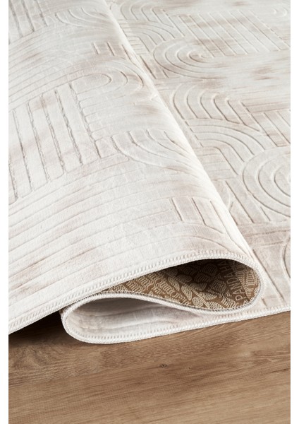 Dört Mevsim Renkli Bambu Kaymaz Yıkanabilir Yolluk Halı