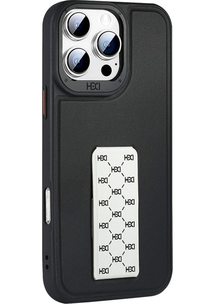 iPhone 16 Pro Max HBC-265 Madrid Magsafe Standlı Kapak - Siyah