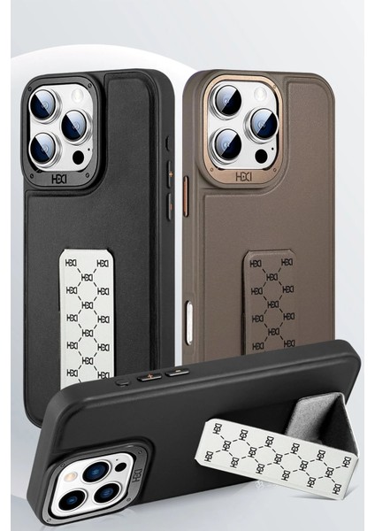 iPhone 16 Pro Max HBC-265 Madrid Magsafe Standlı Kapak - Siyah fiyatları