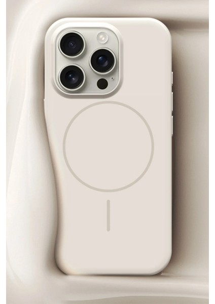 iPhone 15 Pro Max HBC-300 Beat Magsafe Kılıf - Beyaz fiyatları