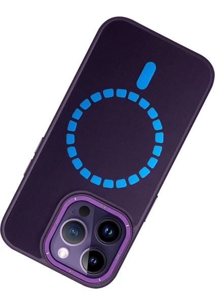 iPhone 13 Pro Max Kılıf HBC-156 Forum Magneticsafe Kapak - Derin Mor modelleri